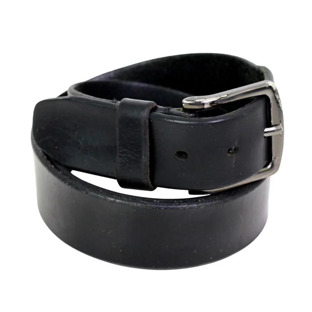 Levi's SADDLE BLACK GENUINE LEATHER 1 3/8